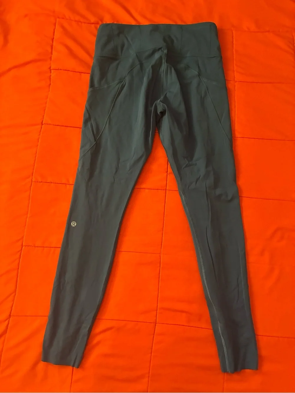 Lululemon Leggings Womens 10 Blue High Rise Athletic Activewear Gym